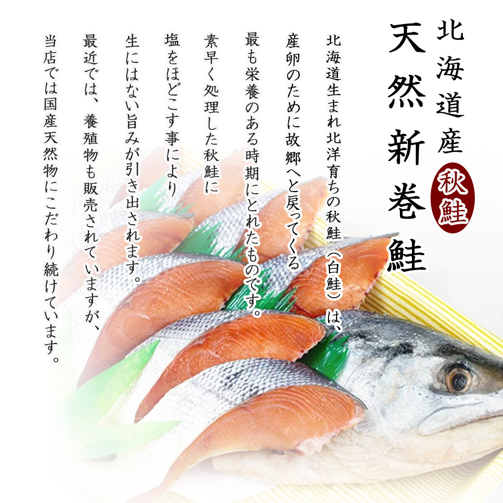 夏ギフト 新巻鮭 切身 北海道産 1尾 約1.6kg 真空 北海道