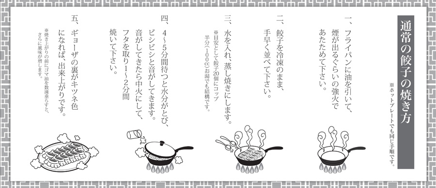 餃子調理方法