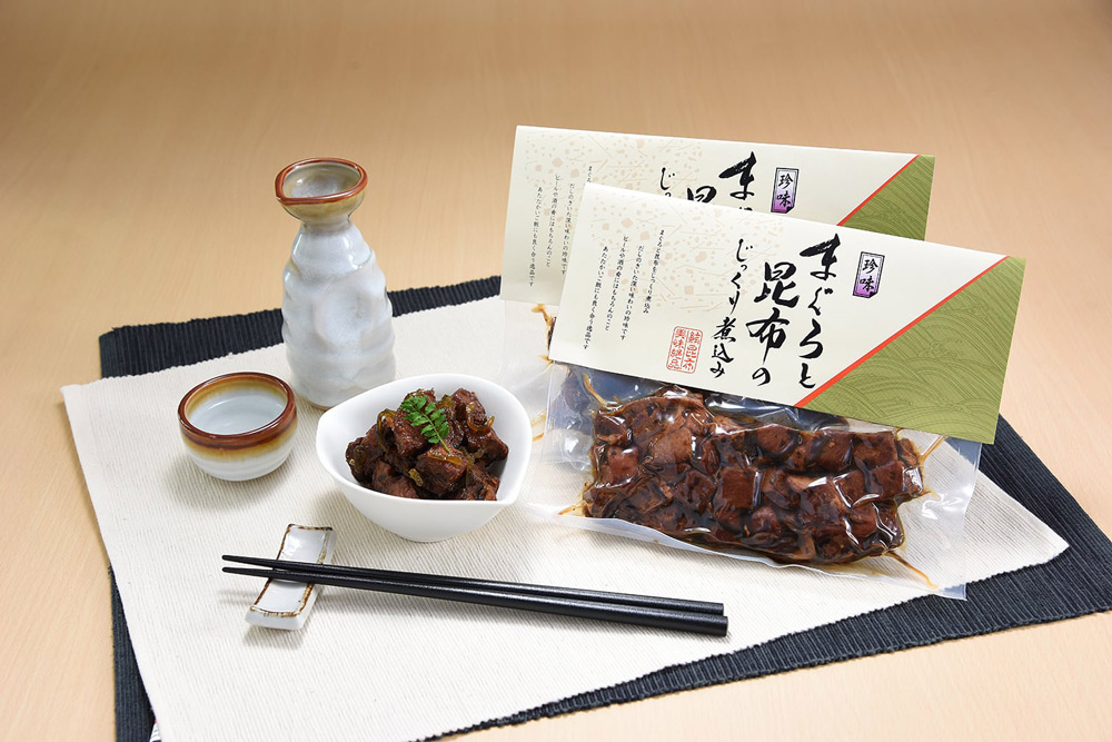 まぐろと昆布のじっくり煮込み